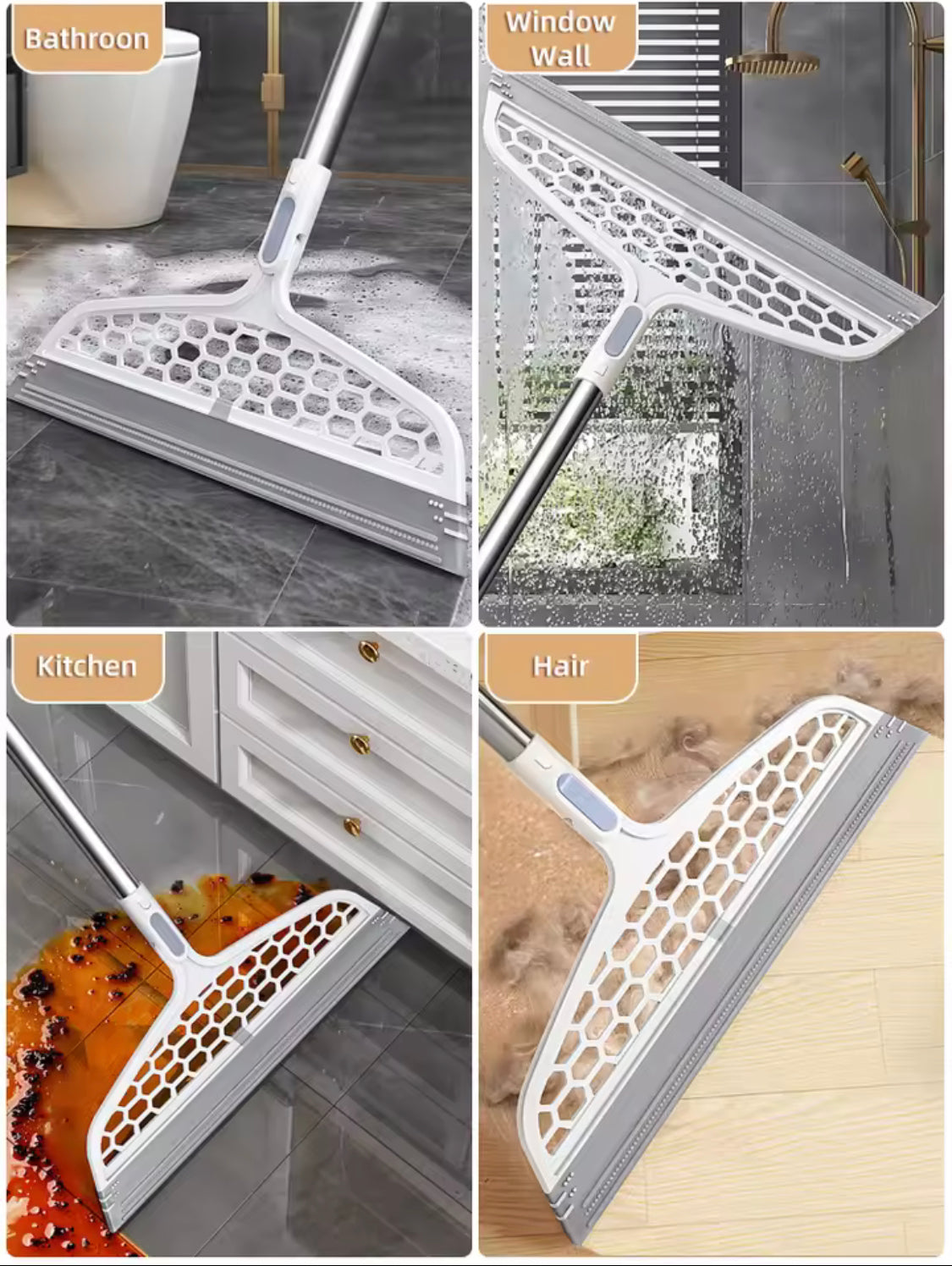 180° Rotatable Magic Rubber Broom Mop, Hand Dust Silicone Broom, Home Floor Cleaning Squeegee Wiper, Flooring Household Cleaning Tool 180° Rotatable Magic Rubber Broom Mop, Hand Dust Silicone Broom, Home Floor Cleaning Squeegee Wiper, Flooring Household Cleaning Tool
